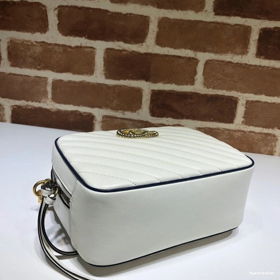Hyperpeter bamboo with small shoulder GUCCI bag Marmont GG 0803